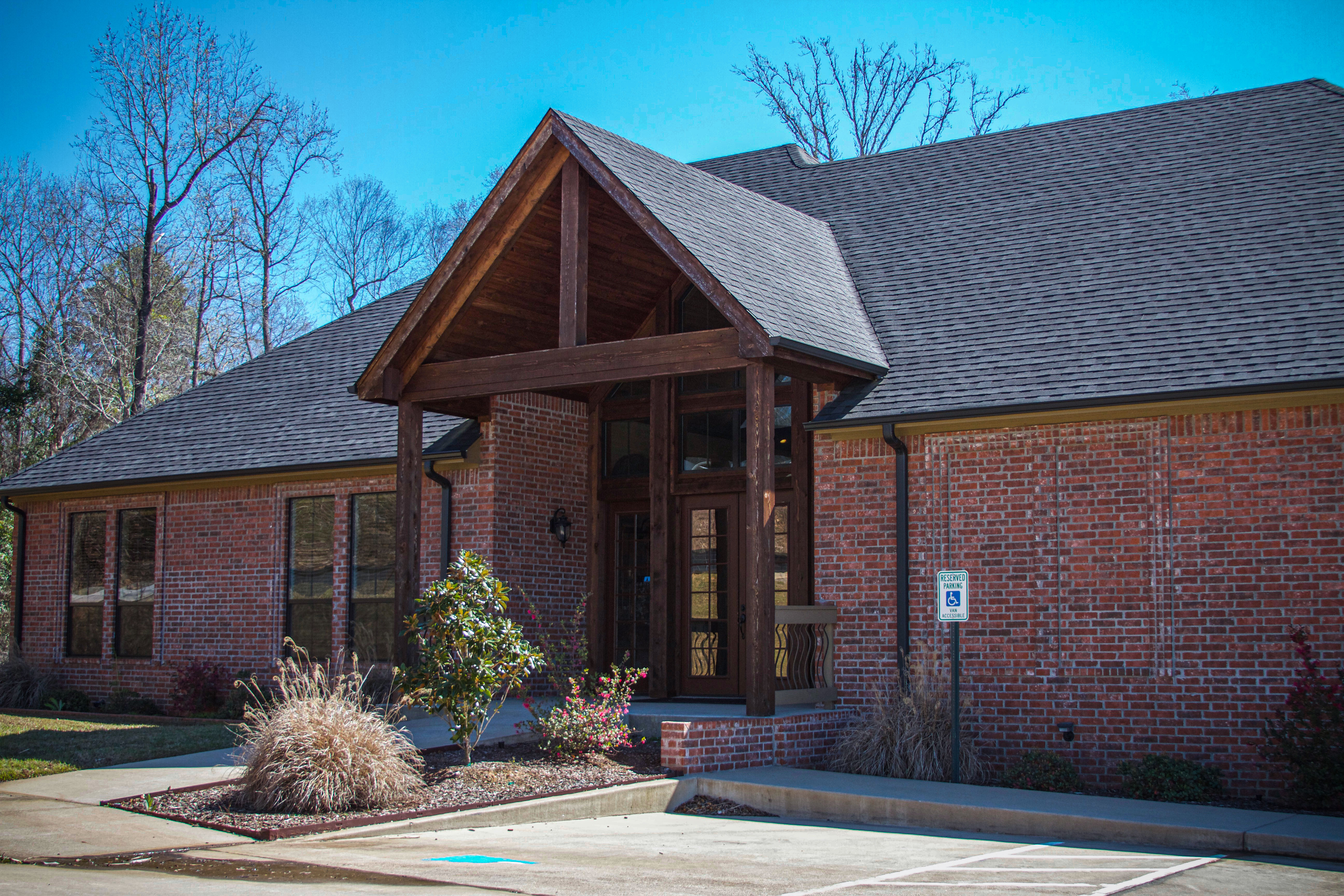 The front of the business